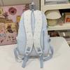 Schultasche1011 neue Schultasche Damen hochwertig Ins College-Stil Milchblau Mittelschülerinnen breiter Schultergurt Rucksack