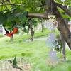 Owl Bird Repellents Control 24.02in Owl-Shaped Reflectors Board For Outdoor Bird Scare Woodpecker Repellents Garden Accessory