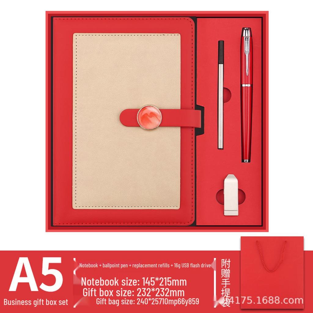 Custom Logo Notebook Gift Box Set for Company Meetings