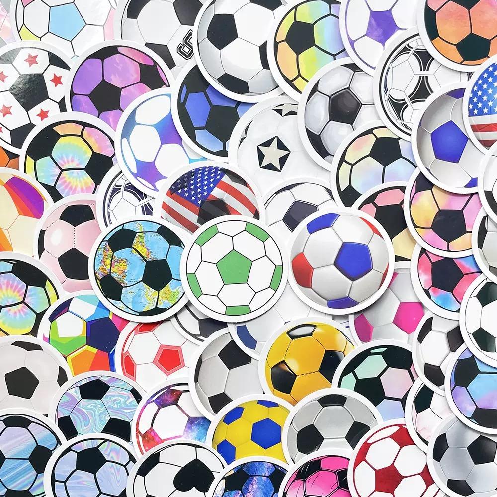 Soccer Theme Party Favor Football Reusable Straw Funny Puzzle Sticker Keychain Braclet Children's Birthday Party Decoration Gift