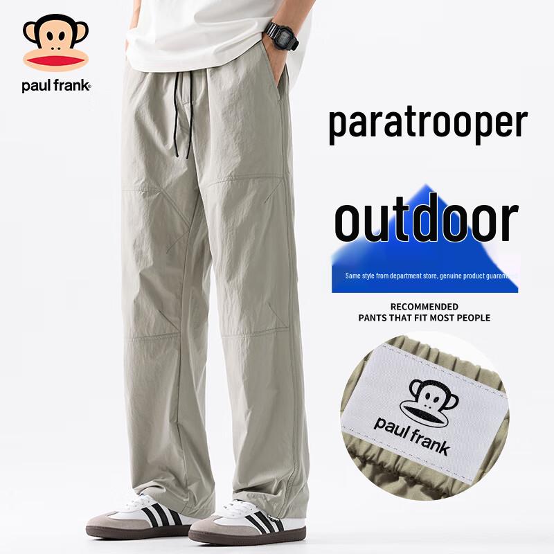

Paul Frank Men s Summer Thin Straight-Leg American Workwear Cargo Pants 3XL