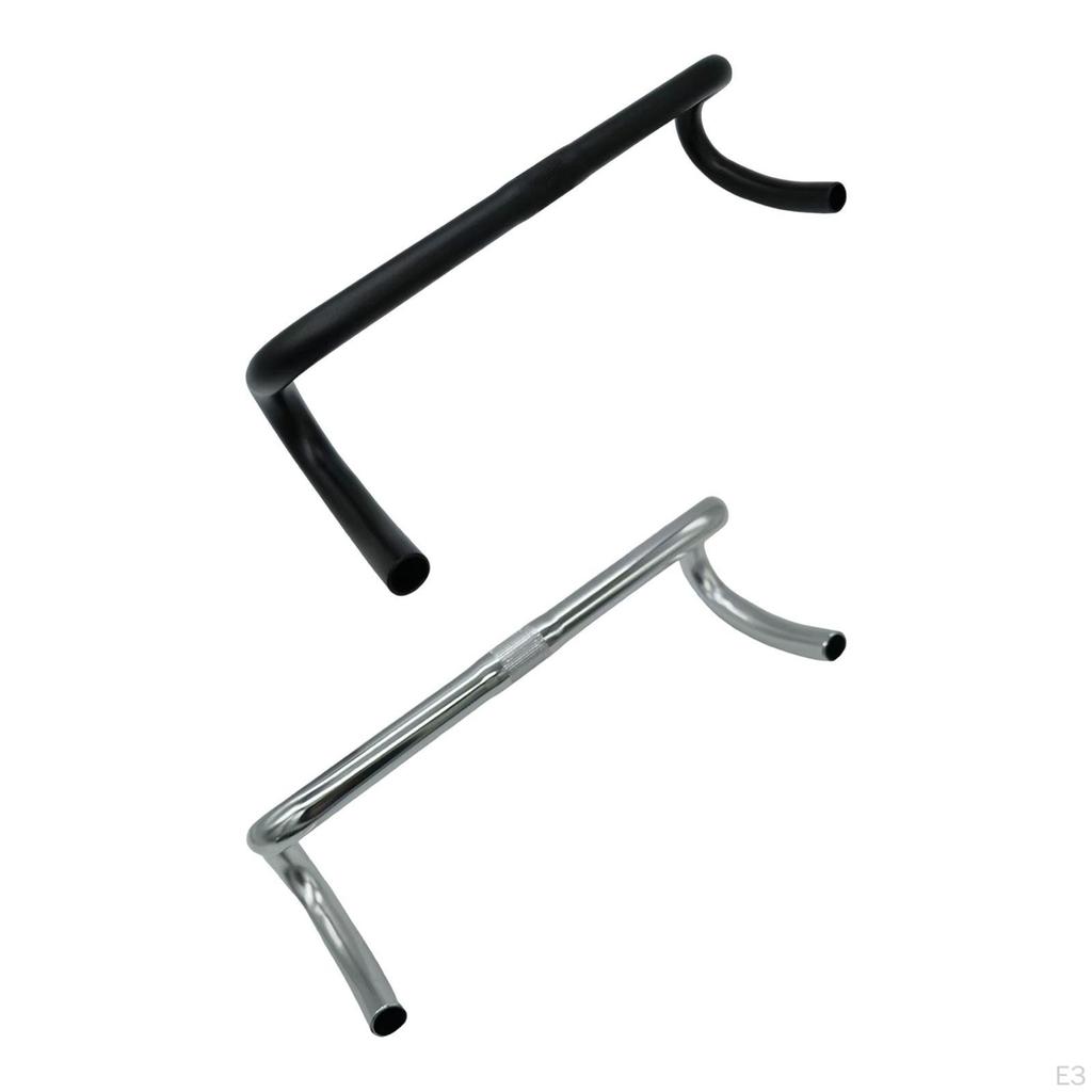 Fixed Gear Bikes Handlebar, Bent Bar Sturdy High Performance Direct Replaces Cycling Accessories