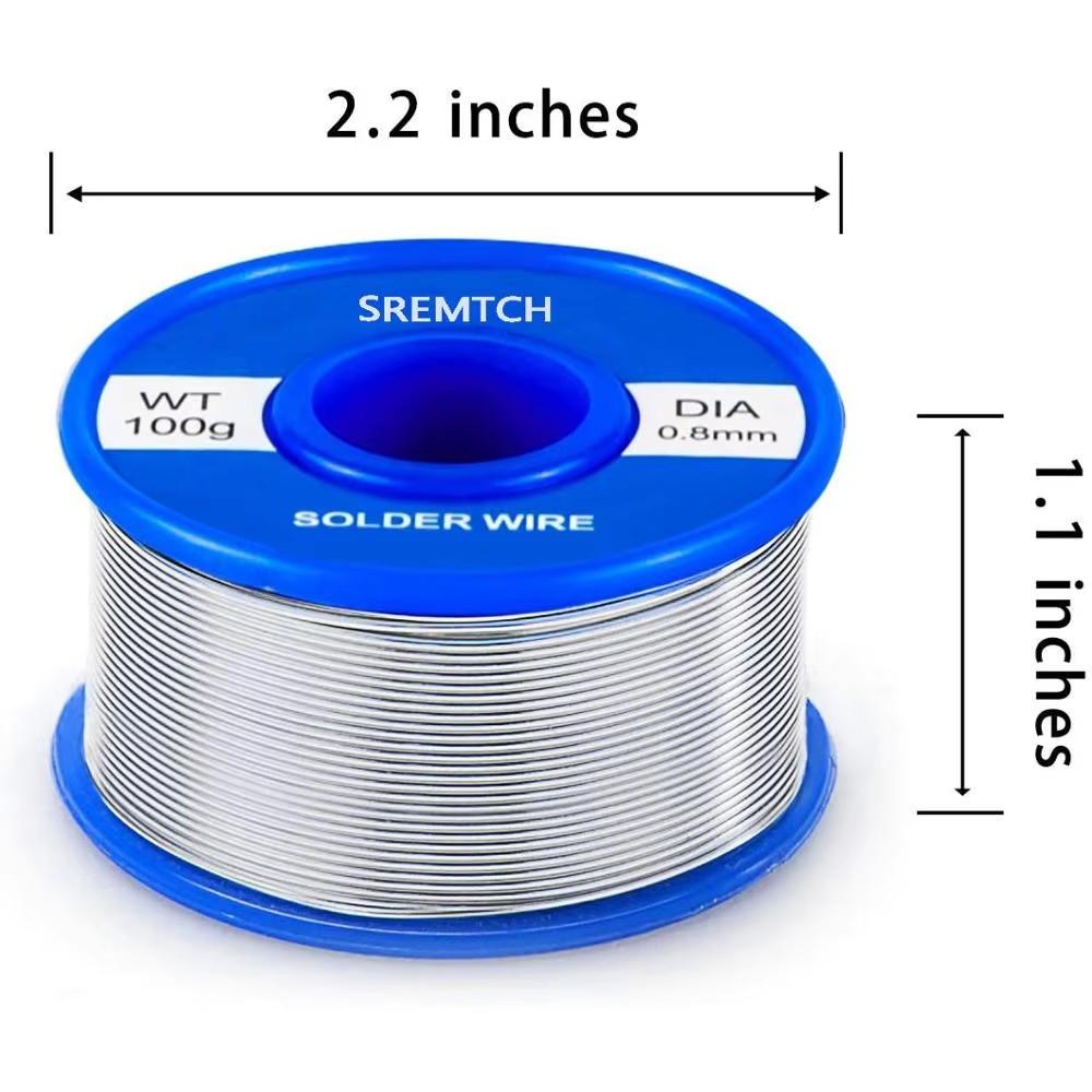 50g  100g New Solder Wire Rosin Core Solder Wire 0.8mm 2% Flux Reel Welding Line Soldering Wire Roll