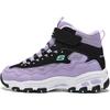 Kids Mesh Comfortable Versatile Non-Slip Warm Boots Kids Boots Purple Black 303952L-BKLV