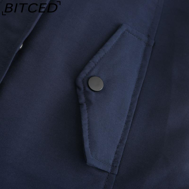 BITCED Women's Hooded Shearling-Lined Parka Coat Winter Warmth Waist-Defining Women's Cotton-Lined Jacket