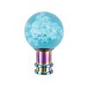 Blue Crystal Style Car Manual Gear Shifter Shift Knob W/ Adapter (8mm,10mm,12mm)