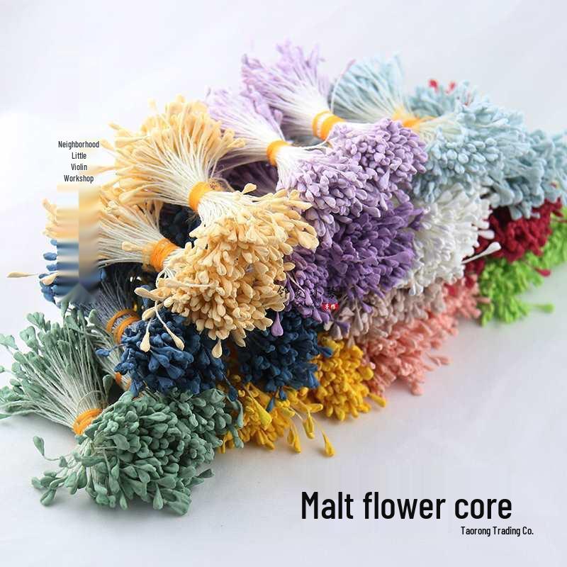Korean Flat-Head Matte Flower Buds for DIY Hair Accessories