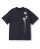 HYII Unisex Sunflower Print T-Shirt [Navy]
