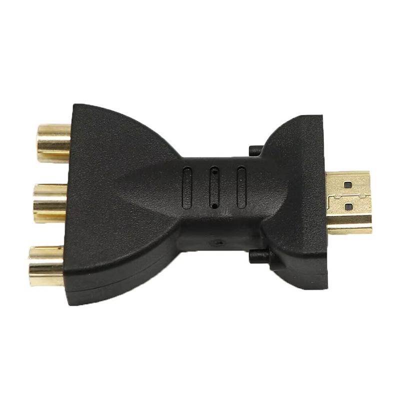 HDTV To AV Gold-plated HDMI-compatible Male to RCA Red Yellow White Video Audio Adapter AV Component Converter Connector For DVD