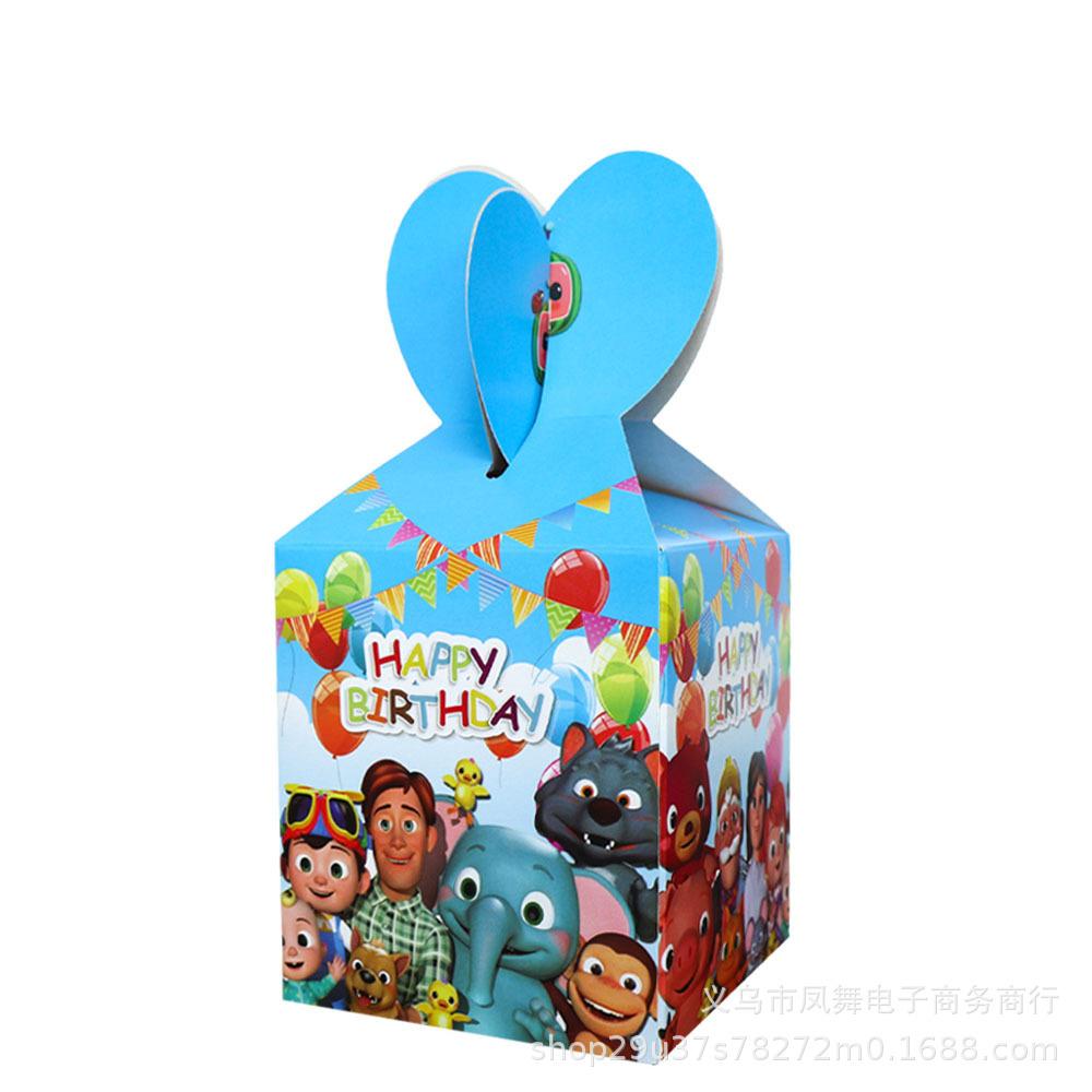 Coco Watermelon Baby Birthday Party Supplies Decorative Disposable Tableware Set Invitation Card Pennant Background Cloth