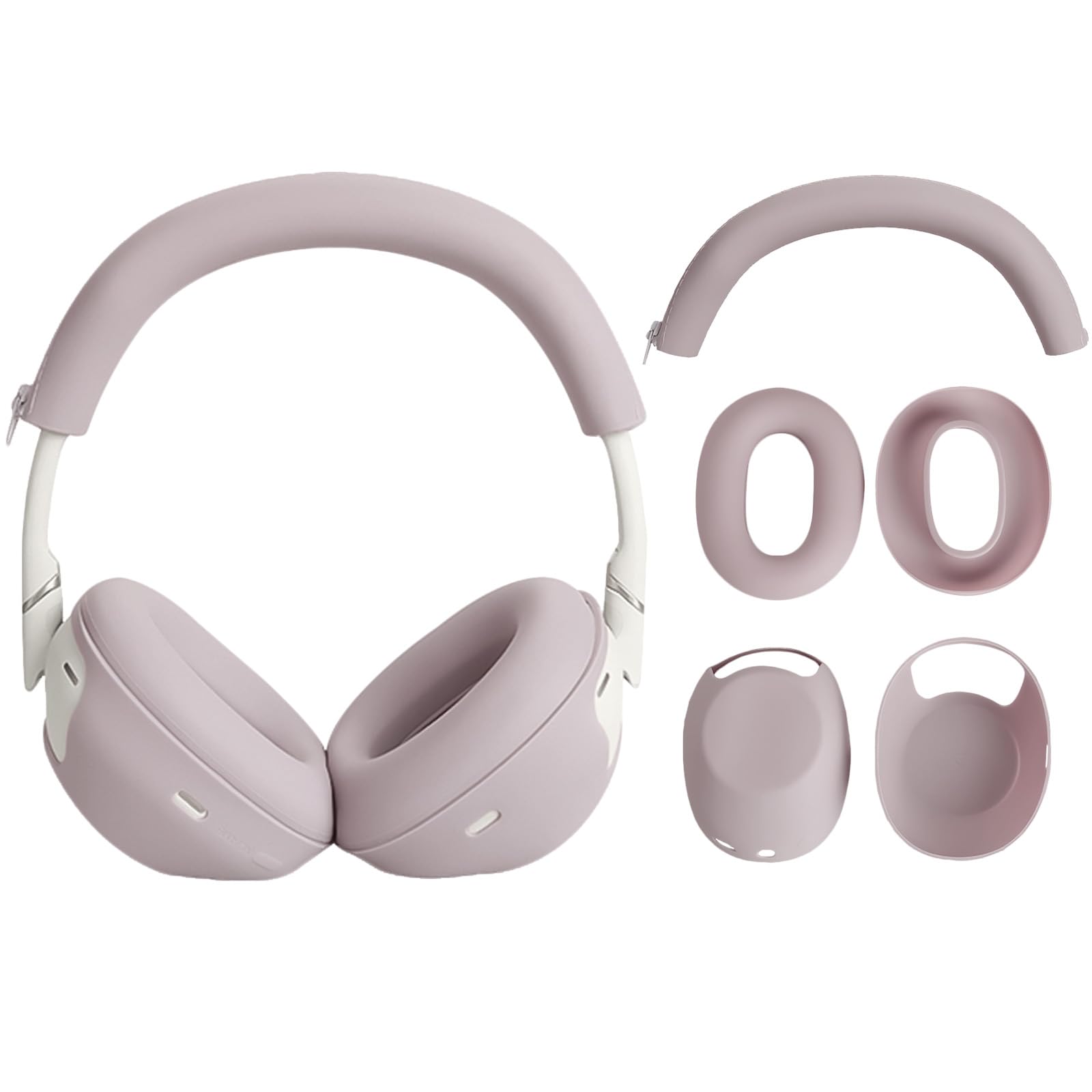 

NOUKAJU Case Cover for Sony Upgraded Ear Ear and Protective Case with Silicone Design WH-1000XM6, Pads, Cups, Headband, Material, Scratch-Resistant,