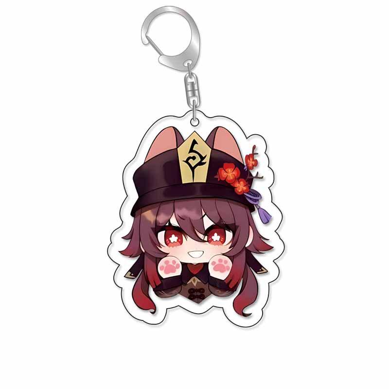 Acrylic Keychain Pendant: Kaveh, Nahida, Wanderer, Xiao, Furina, Scaramouche - Anime Big Mouth Wobbly Design