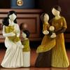 Gift for Mom from Daughter,Resins Family Statues Mom Huggings Child Figurines Ornament for Bedroom Living Room Decors
