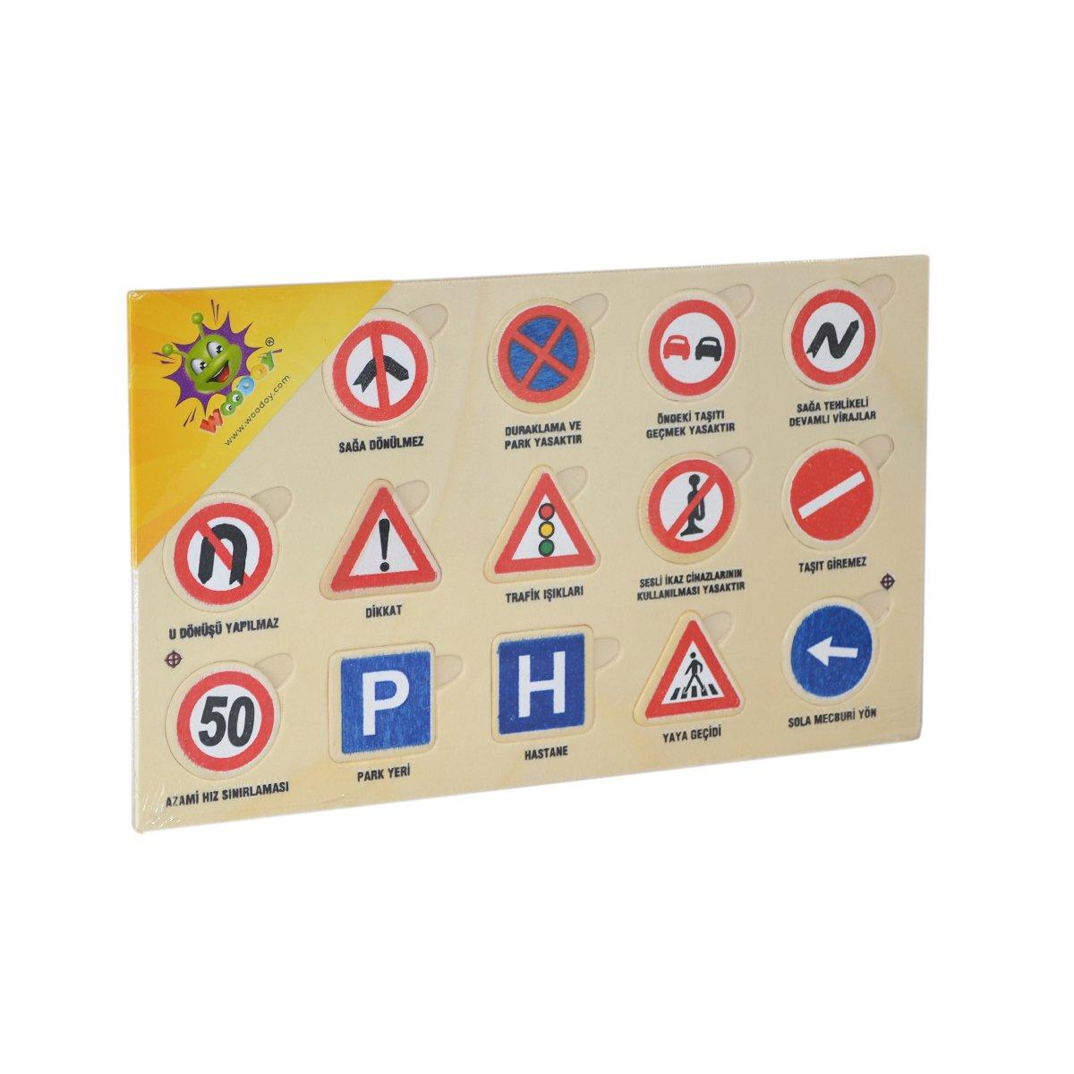 

104 дорожных знака Woodoy Puzzle