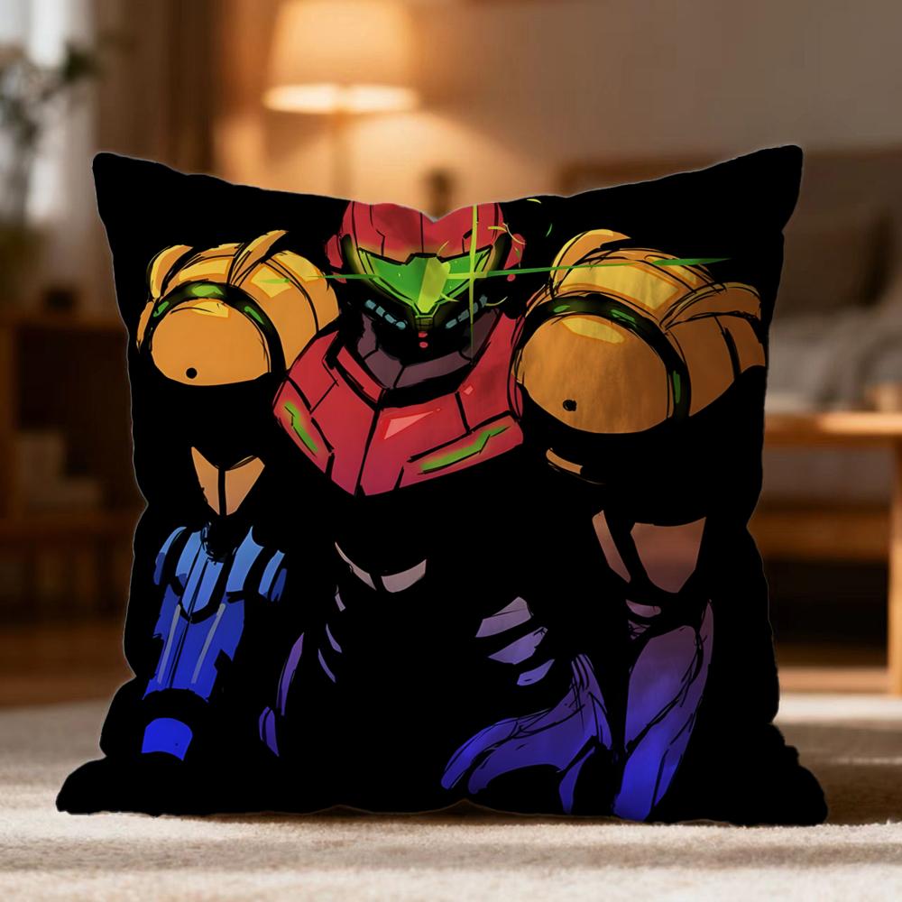 Popular MMetroider Cushion Cover Soft Washable Pillow Case Multi-Scene for Couch Bed Travel Office Use
