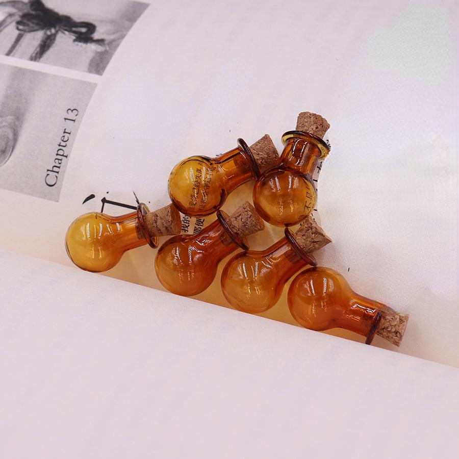 Doplňky pro kutily Ručně vyrobený materiál Příslušenství Skleněná láhev na přání Driftovací láhev s dřevěnou zátkou Kreativní driftovací láhev