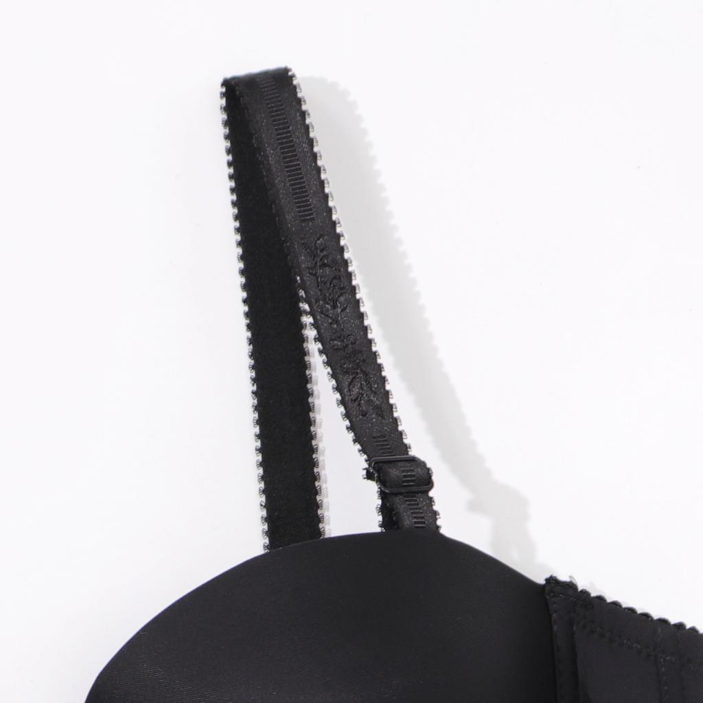 Glossy Large Size Bra Strapless Non-slip Beautiful Back Bra Thin Half Cup Seamless Invisible Dress Underwear
