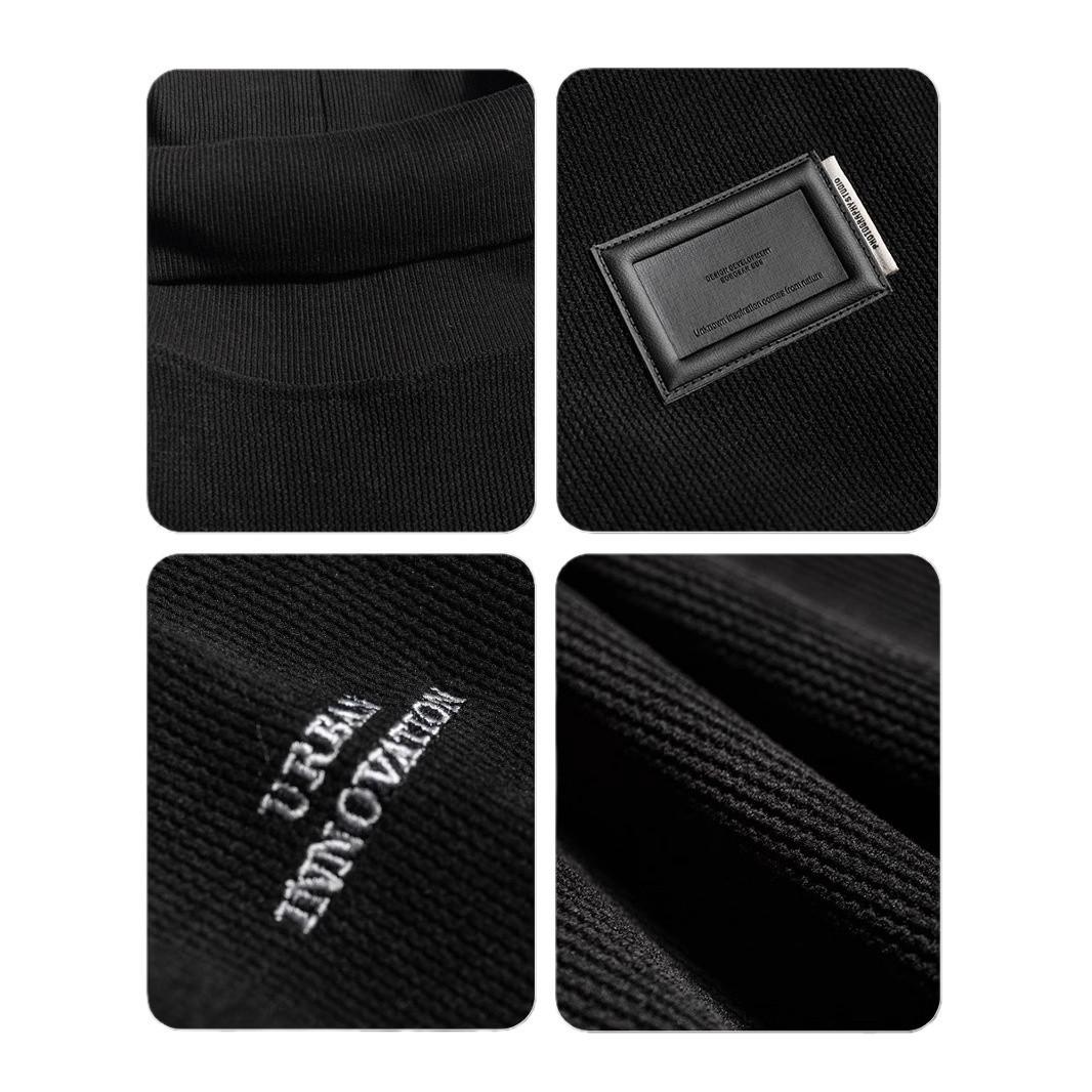 Осенний американский ретро-свитер с полу-воротником — фото 6