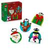 LEGO 40744 Výběr vánočních ozdob - Stavebnice od 6 let s Santa Clausem