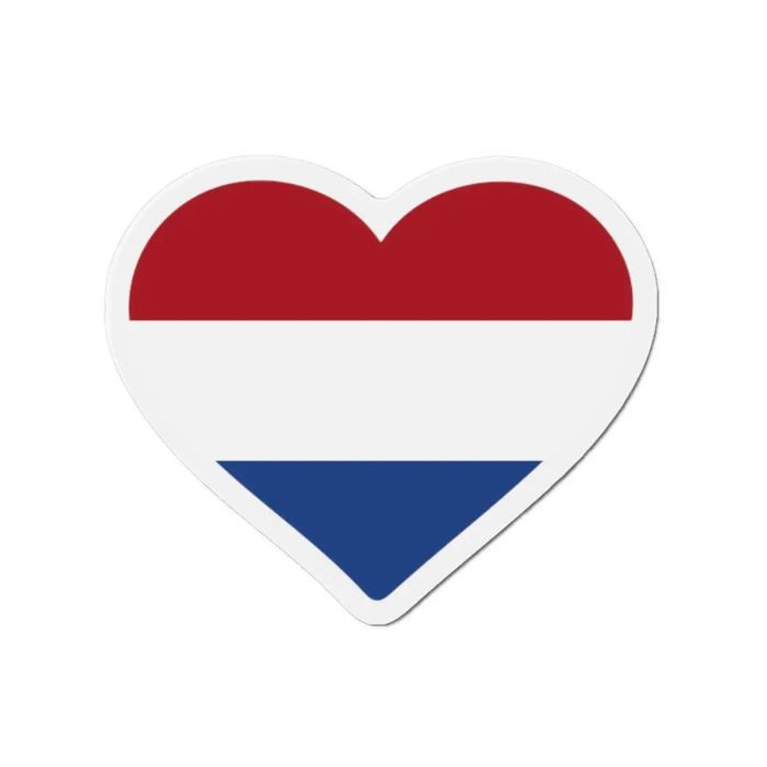 Aimant Coeur Drapeau Pays-Bas - 6 cm - 50 pièces