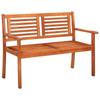Day and Night - Day and Night 2-seater Garden Bench Solid Eucalyptus Wood 120 Cm
