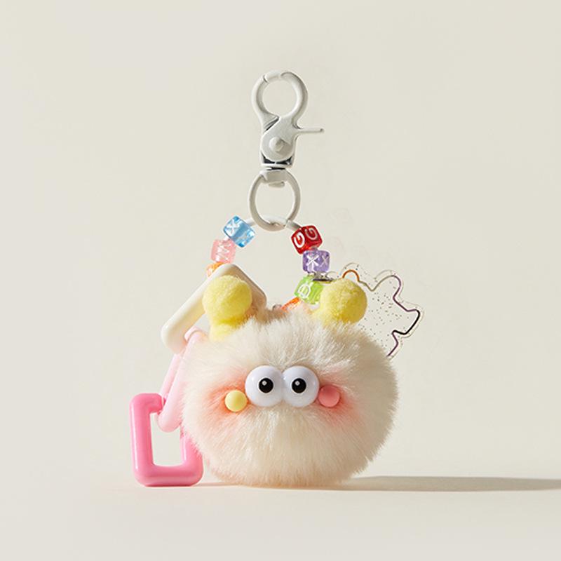 Charming Ladybug Blush Plush Keychain and Ornament