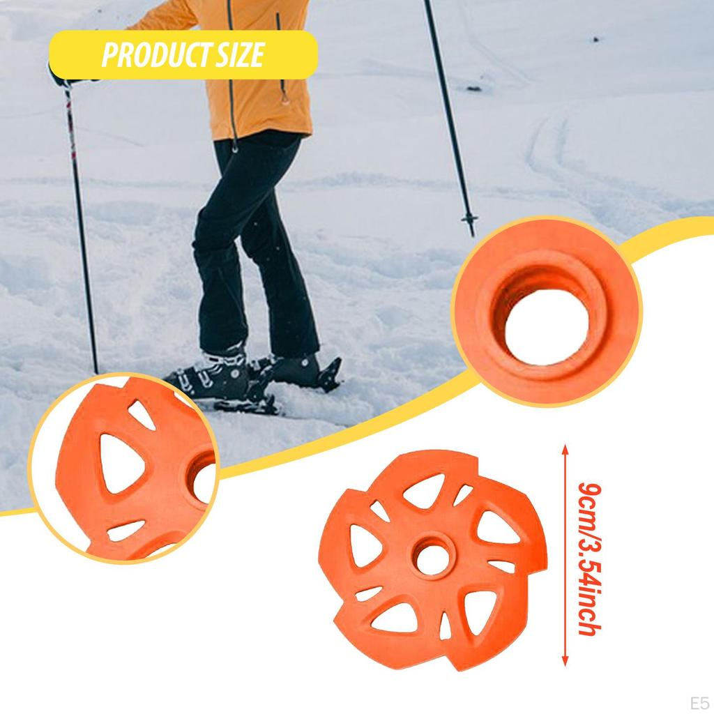 2 Stück Wanderstockteller Ersatzteil Trekkingspitzen Zubehör Wanderstöcke