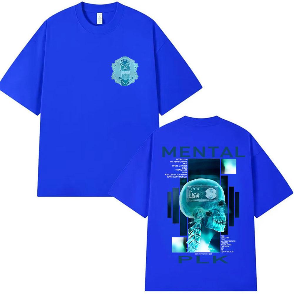 Rapper UnisexTAL PLK Album 2025 Merch T Shirt Unisex's Gothic Fashion Short Sleeve T-shirt Unisex Retro Style Oversized Cotton Tshirts