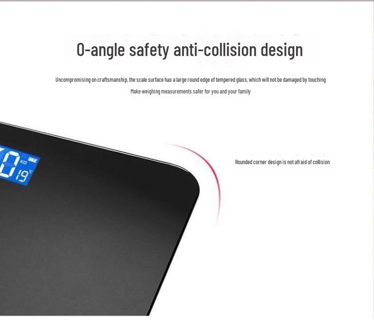 USB Rechargeable High-Precision Body Scale - Cute, Electronic, Weight Loss Scale, Perfect Gift (One Piece)