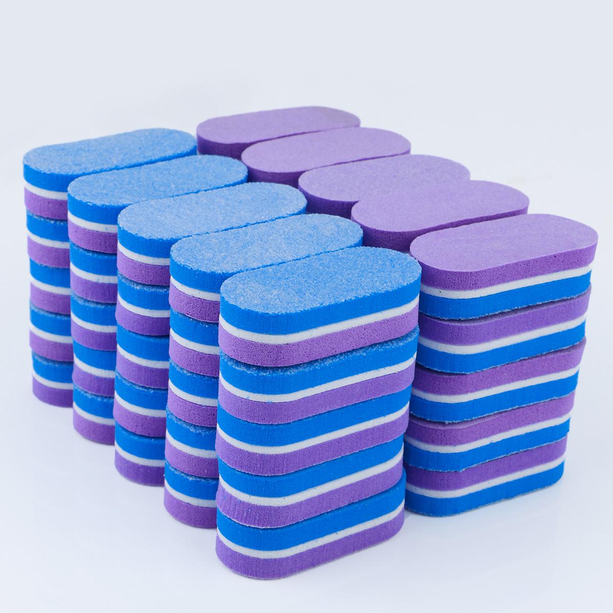 

50 pcsProfessional Mini Nail Buffers Files Nail Art Polishing Shiner Sponges Butter Block Primer Manicure Pedicure Sanding Tools