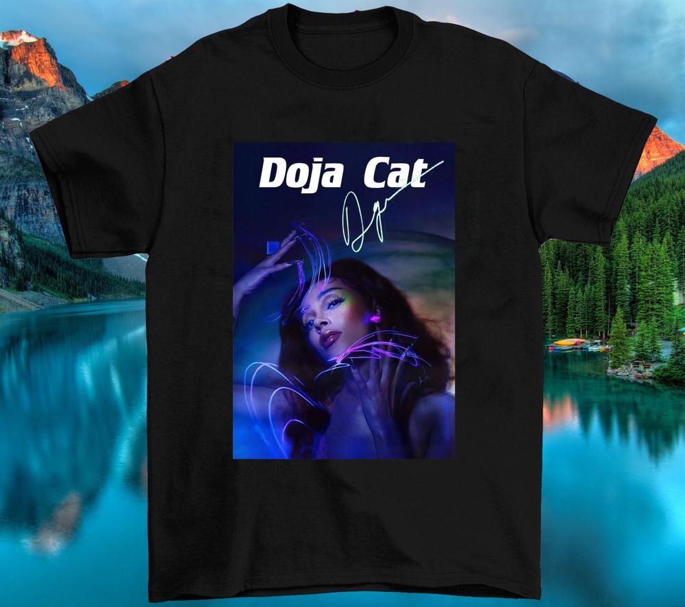 

Подарок Doja Cat для фаната Футболка с коротким рукавом Полный размер S5XLБЕЗ ПОШЛИНЫ Унисекс Футболка XXXL