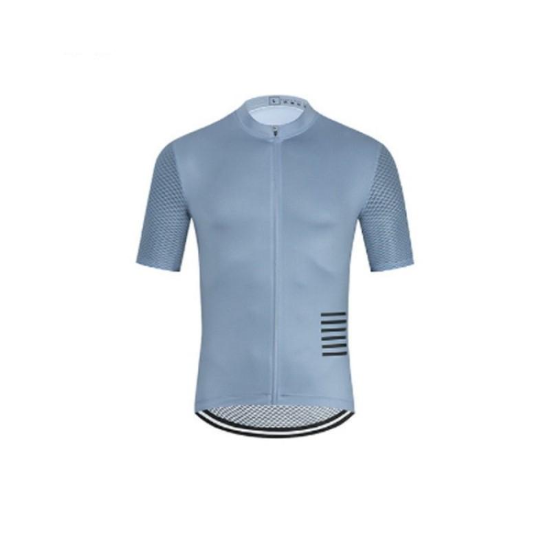 Solid Color Cycling Jersey Short Sleeve Quick Dry Breathable Bike Shirt Men Women Road Mountain Biking