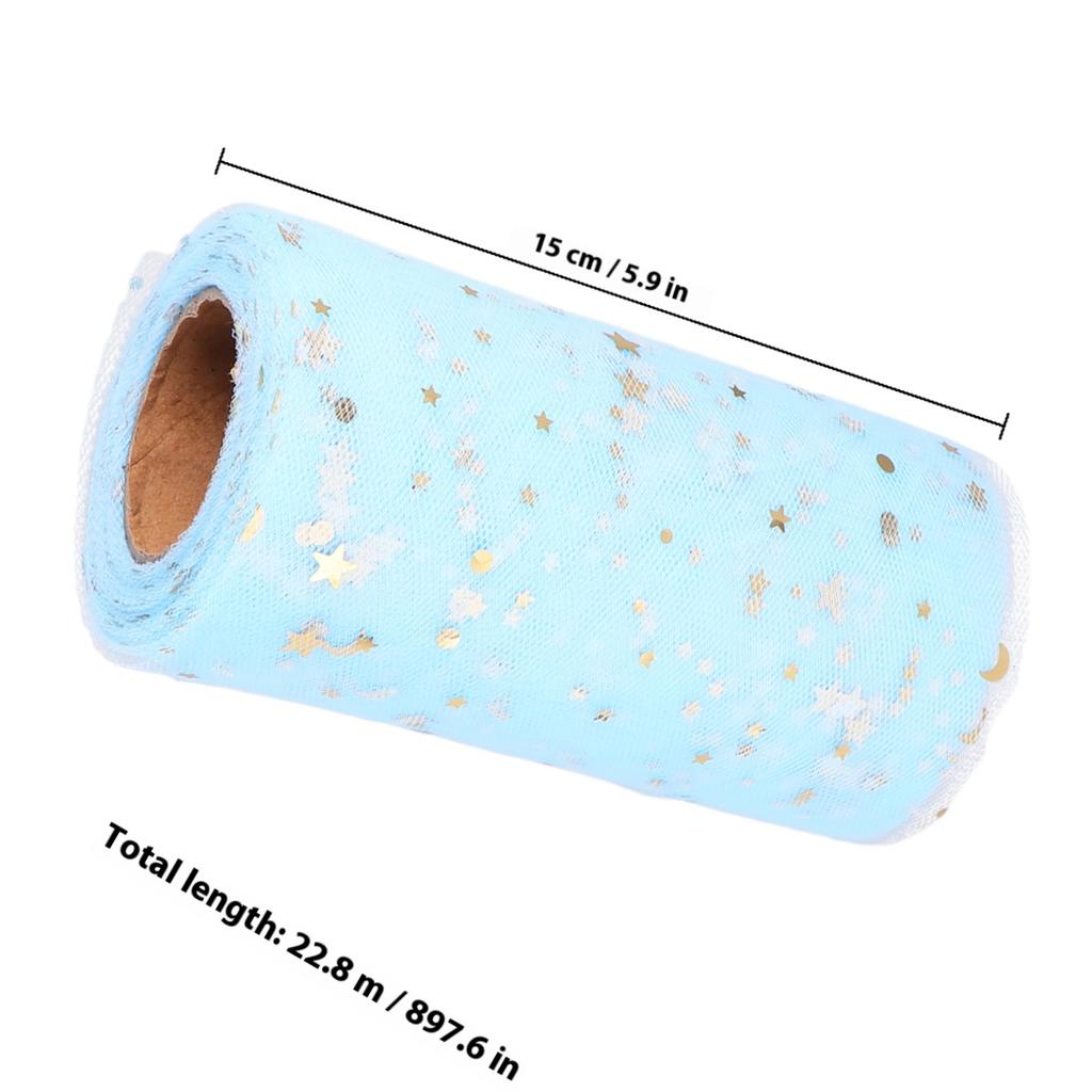 Sequins Tutu Skirt 2280X15Cm White Lightweight Gauze Table Cover For Wedding Party Decor Table Skirts Gauze Wedding Party