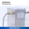 ZONESUN ZS-GPW1 High Flow Gear Pump Liquid Weighing Filling Machine Digital Control Filler for Cooking Oil Edible Oil Beverage