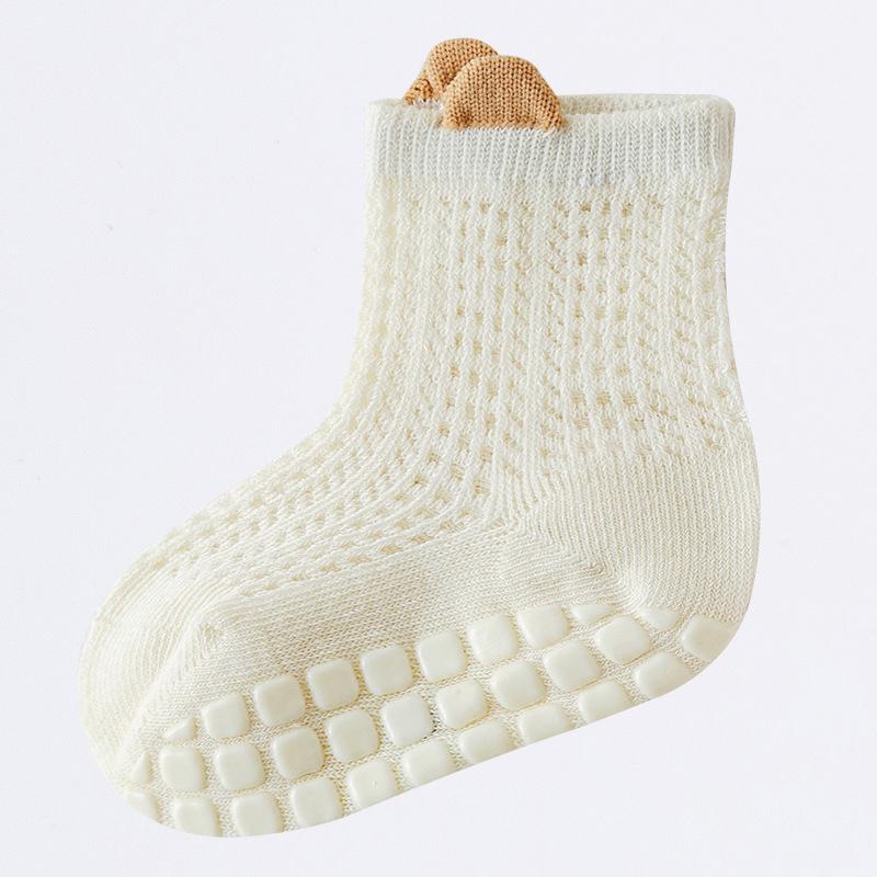 1 Pair Summer Baby Mesh Socks Soft Cotton Newborn Sock Princess Infant Toddler Girls Cute Breathable Socks