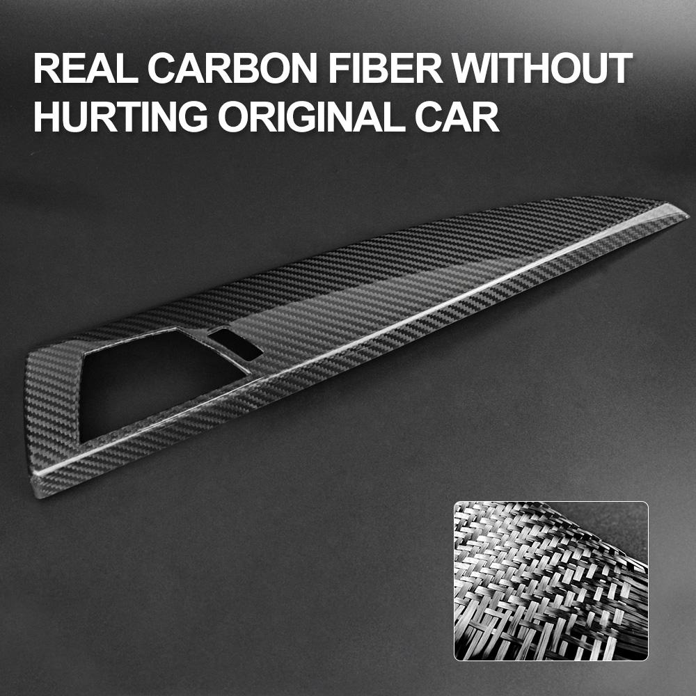 Dry Carbon Fiber Dashboard Air Vent Trim for BMW F20 F21 F22 1 Series 2 Series 2012-2017