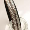 J.Lauren White Crystal Cubic Chain Hairband H01085