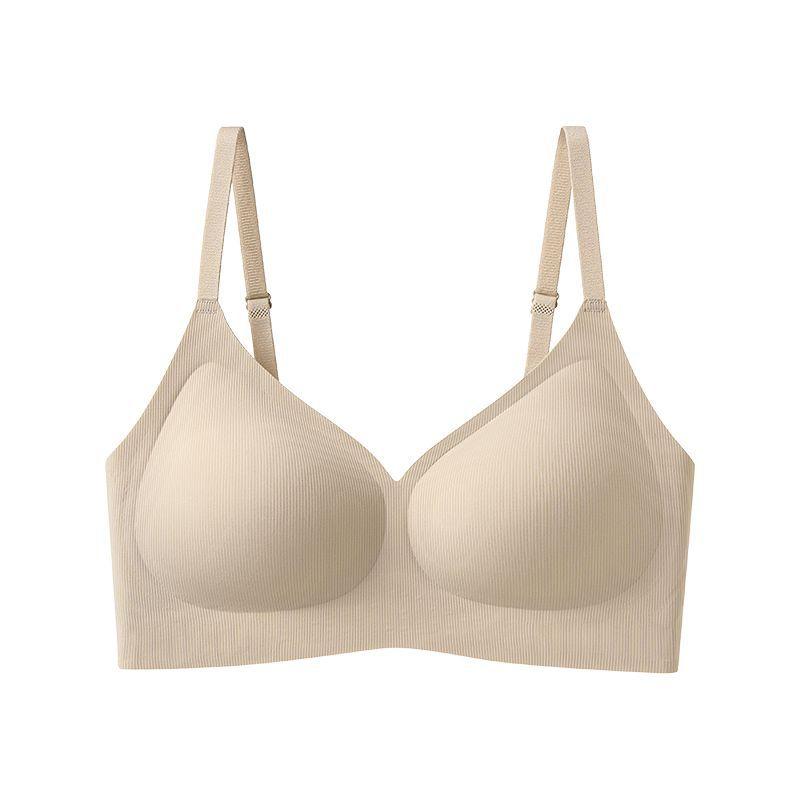 

Comfortable and skin-friendly, non-marking lift, upper support, anti-sagging soft support, no steel ring bra 1.1CMABC cup m [34/75abc recommended 47.5-55kg]