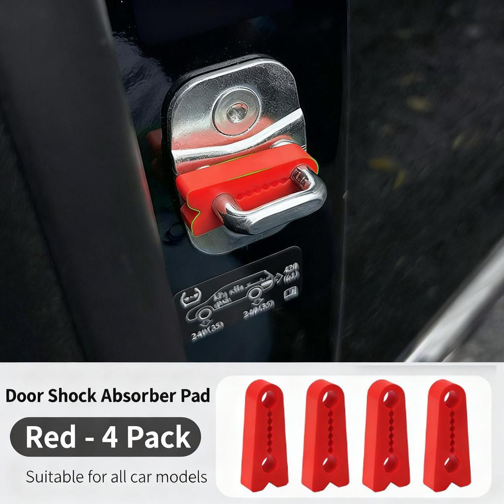 Car Door Silicone Protector Shim Anti-Collision Buffer Spacer Sound Insulation Shock Absorber Gaskets for Auto Door Protection
