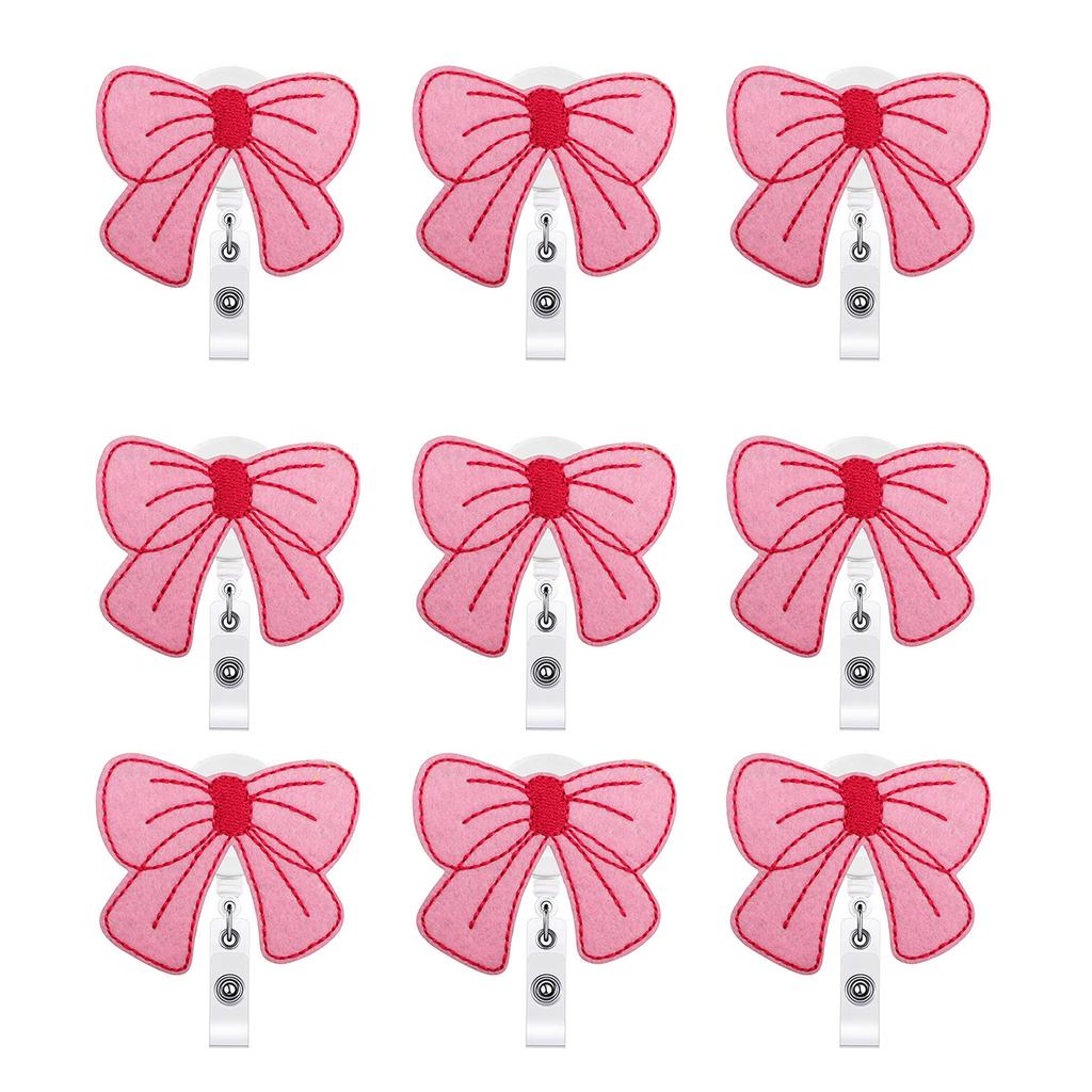 Creative Polyester Bowknot Nurse Clip Multiple Styles Crafting Supplies for Hospital Workers and Team Identification