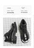 Plus Size Men's High-Top Thick-Soled Leather Boots - Autumn/Winter Big-Toe Short Boots