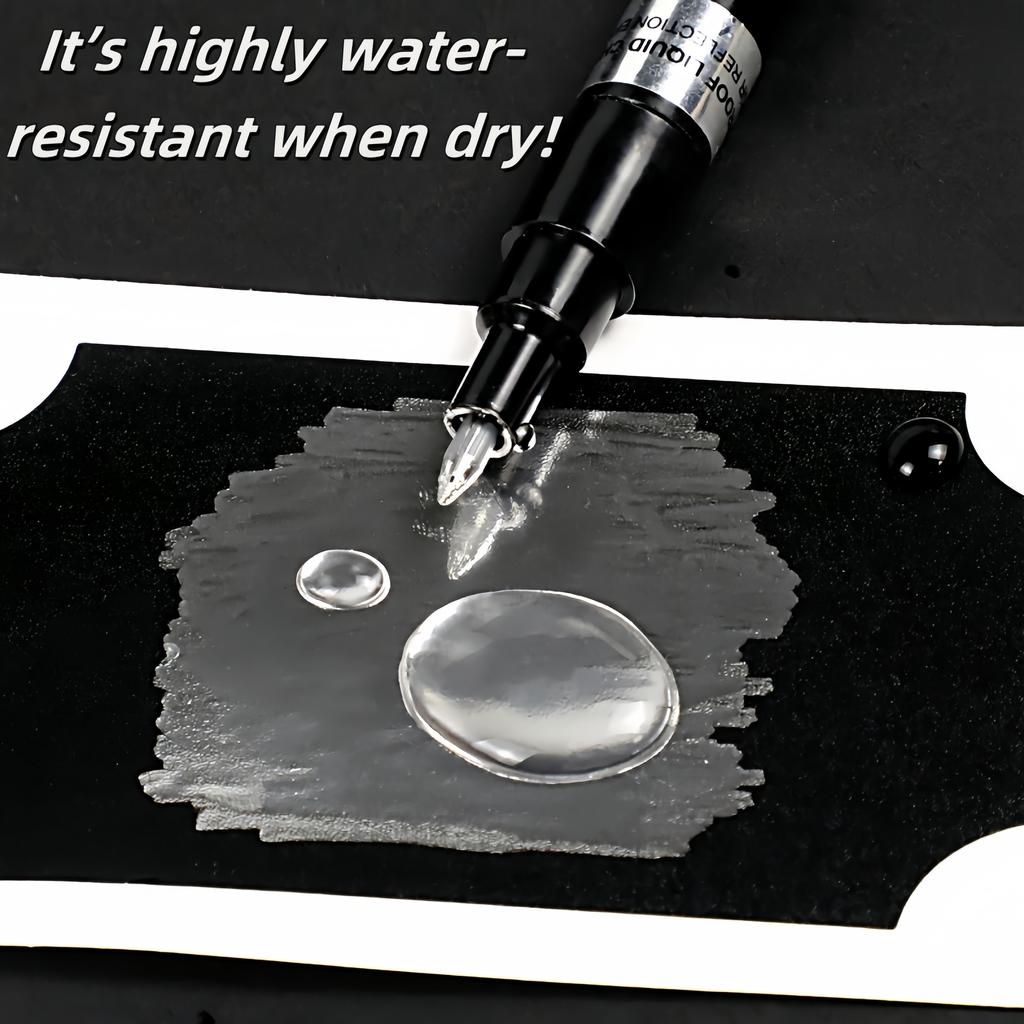 Mirror Markers with Mirror Tip - Waterproof & Dustproof Water-Based Ink for Scratch Cover, Glass, Pottery, Models - Suitable for Artists, Hobbyists
