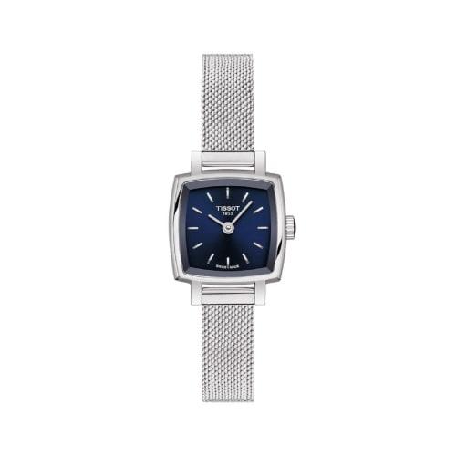 Tissot Lovely Square Bracelet Watch, Officially Imported, T0581091104100, Women's, Blue Dial