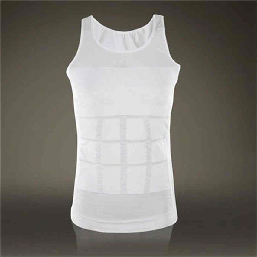 Men's Slimming Body Shapewear Corset Vest Shirt Compression Abdomen Tummy Belly Waist Underwear