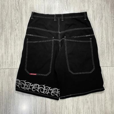 Αμερικάνικα Ρετρό Τζιν Σορτς με Πλαϊνή Τσέπη με Γωνία Καλοκαιρινά Y2k Μοντέρνα Άνετα Street Hip-hop Μπασκετικά Τζιν Σορτς