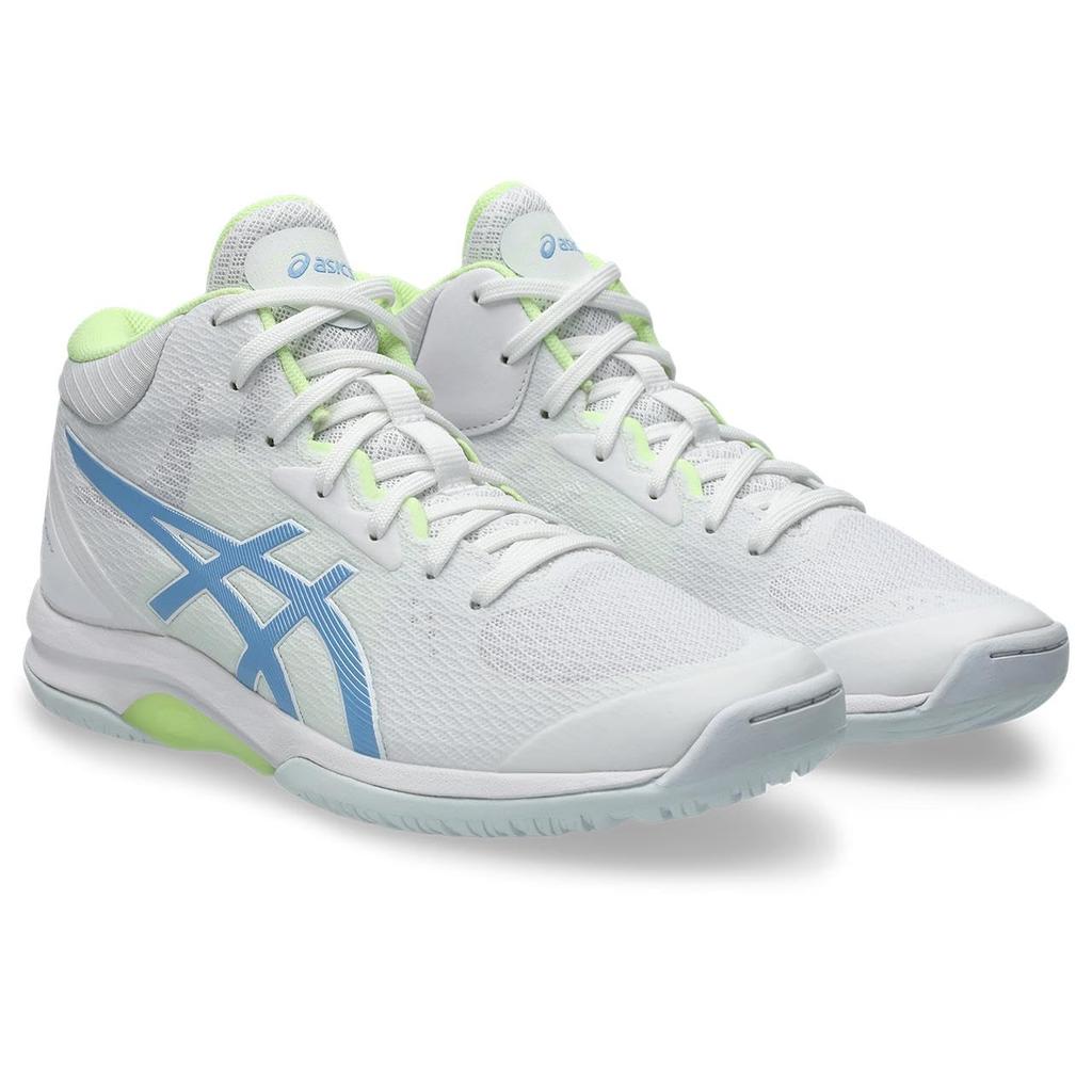 ASICS LADY GELFAIRY 9 Basketball Shoes Unisex Size 104 2E 1062A007, Adult, (White/Blue Bliss), 26.0 cm,