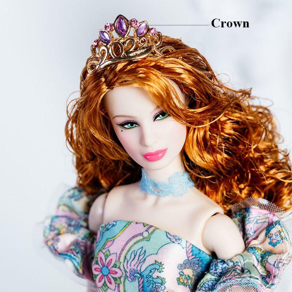 With Shoes Hats Crown Supermodel Doll Dresses for 1/6 BJD 30cm Supermodel Dolls