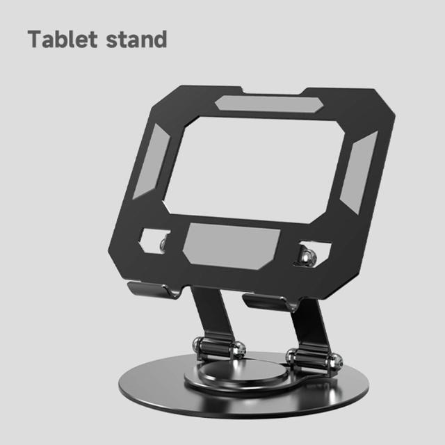 OEM Metal Carbon 360 Degree Rotation Laptop Tablet Stand Adjustable Desk Carbon Steel Computer Stand for Mobile Phones Laptops CS0580