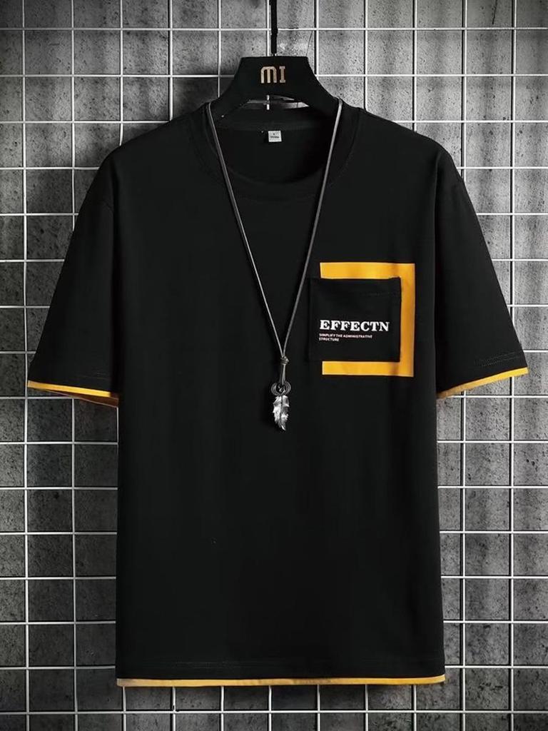 Men's Fashionable Summer Short-Sleeved T-Shirt and Shorts Set