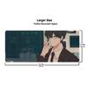 Anime glasses boy Mouse Pad 500X1000 mm Large Gaming Mousepad Gamer XL Rubber Otaku Keyboard Pad Laptop Desk Mat